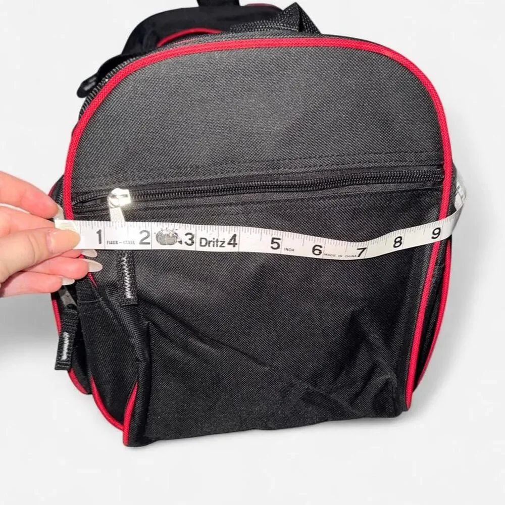 Sports Illustrated Gym Bag / Small Duffle Bag in Red and Black